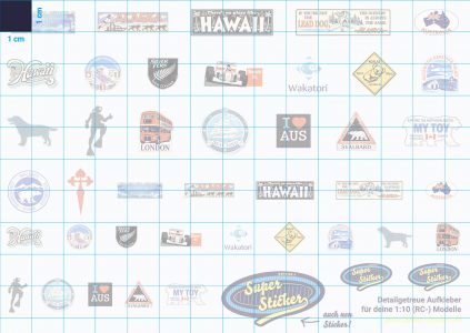 Motiv: 90er Jahre –  1:10 Transferfolie DIN A6 (14,8 x 10,5 cm)