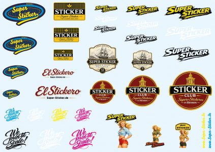Motiv: El-Stickero –  1:10 Transferfolie DIN A6 (14,8 x 10,5 cm)