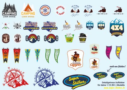 Motiv: Outdoor –  1:10 Transferfolie DIN A6 (14,8 x 10,5 cm)