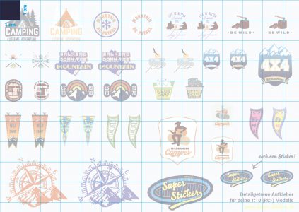 Motiv: Outdoor –  1:10 Transferfolie DIN A6 (14,8 x 10,5 cm)