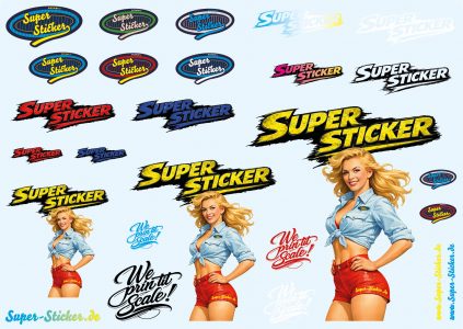 Motiv: Super-Woman –  1:10 Transferfolie DIN A6 (14,8 x 10,5 cm)
